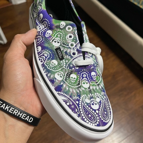 Vans Era Bandana Tie Dye Purple Canvas size 9.5 brand new - Picture 2 of 9